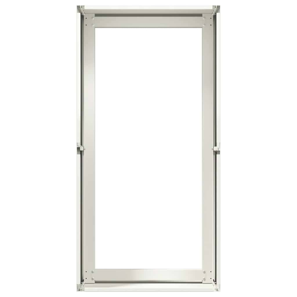 Carré Potager Acier Laminé pour Balcon Jardin Bac à Fleurs Surélevé 40x80x40 cm Blanc - ComfortXL Outdoor Living - Image 5