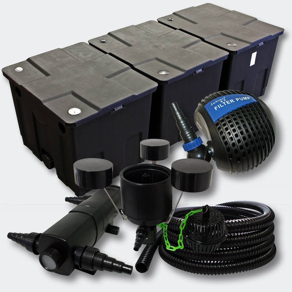 Helloshop26 - Kit:Filtration de Bassin 90000l 36 Watts UVC Stérilisateur Pompe Skimmer