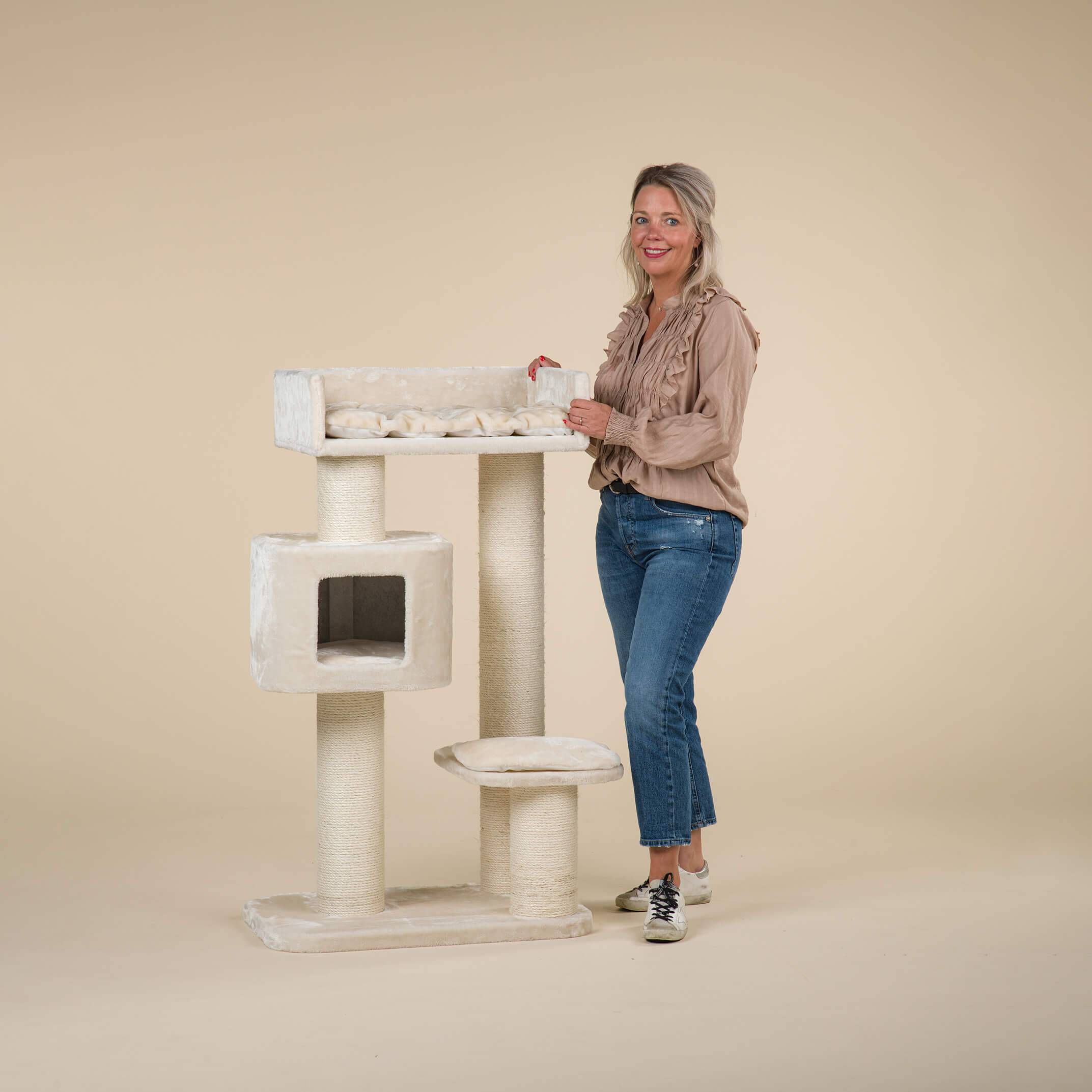 Rhr Concepts Bv - Arbre à chat Devon Rex (Beige) - RHR Concepts BV - Imagen 2