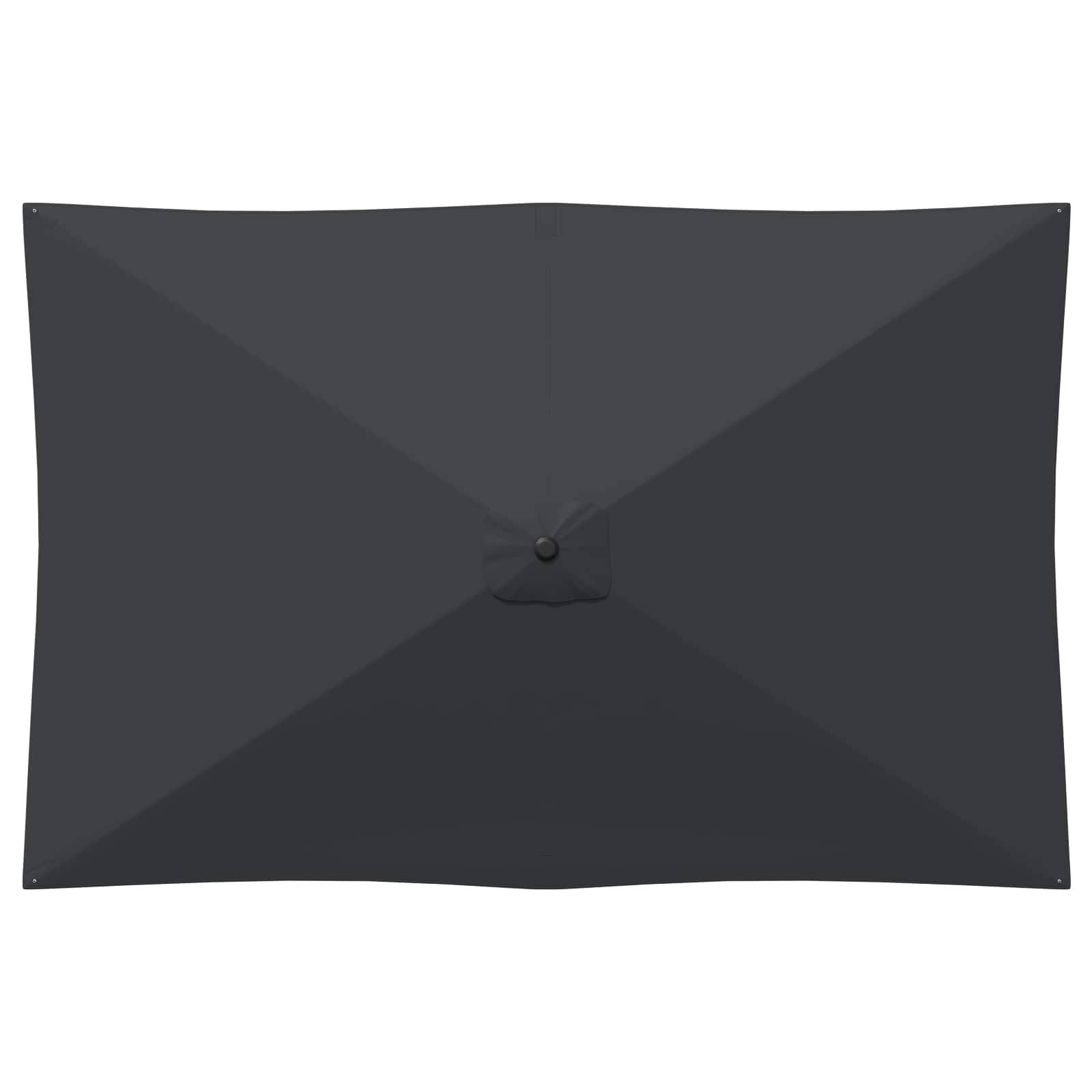 Parasol de jardin polyester anthracite 290 x 190 x 223 cm - PANGIVO - Image 4
