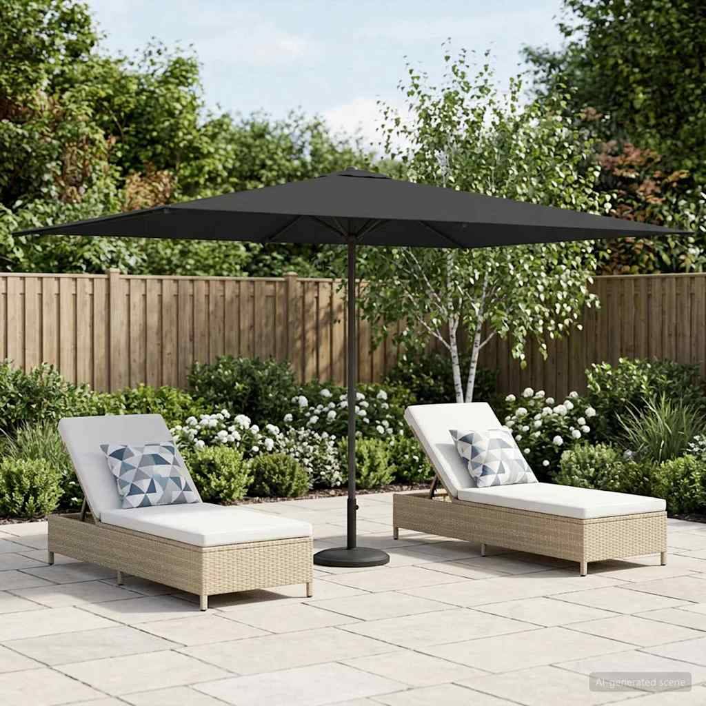 PANGIVO - Parasol de jardin polyester anthracite 290 x 190 x 223 cm - PANGIVO