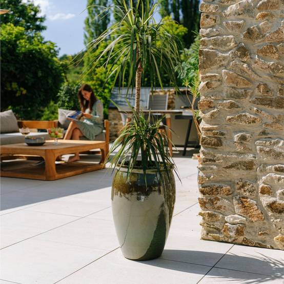 Provencelia - Pot BACCHUS 36x52cm vert tropical - Image 2