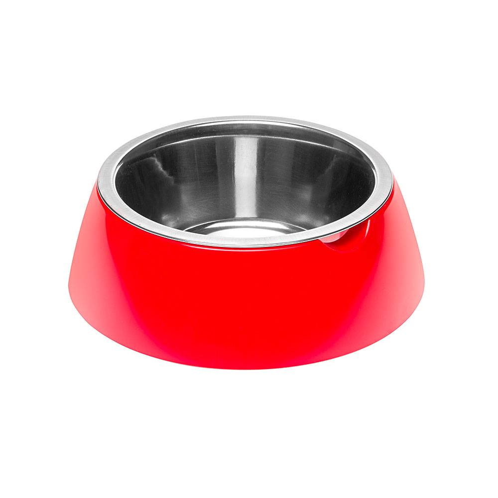 Ferplast - Ferplast Gamelle pour chien Gamelle pour chat Jolie - Gamelles pour eau et nourriture en acier inoxydable avec support en plastique, antidérapant, - Imagen 1