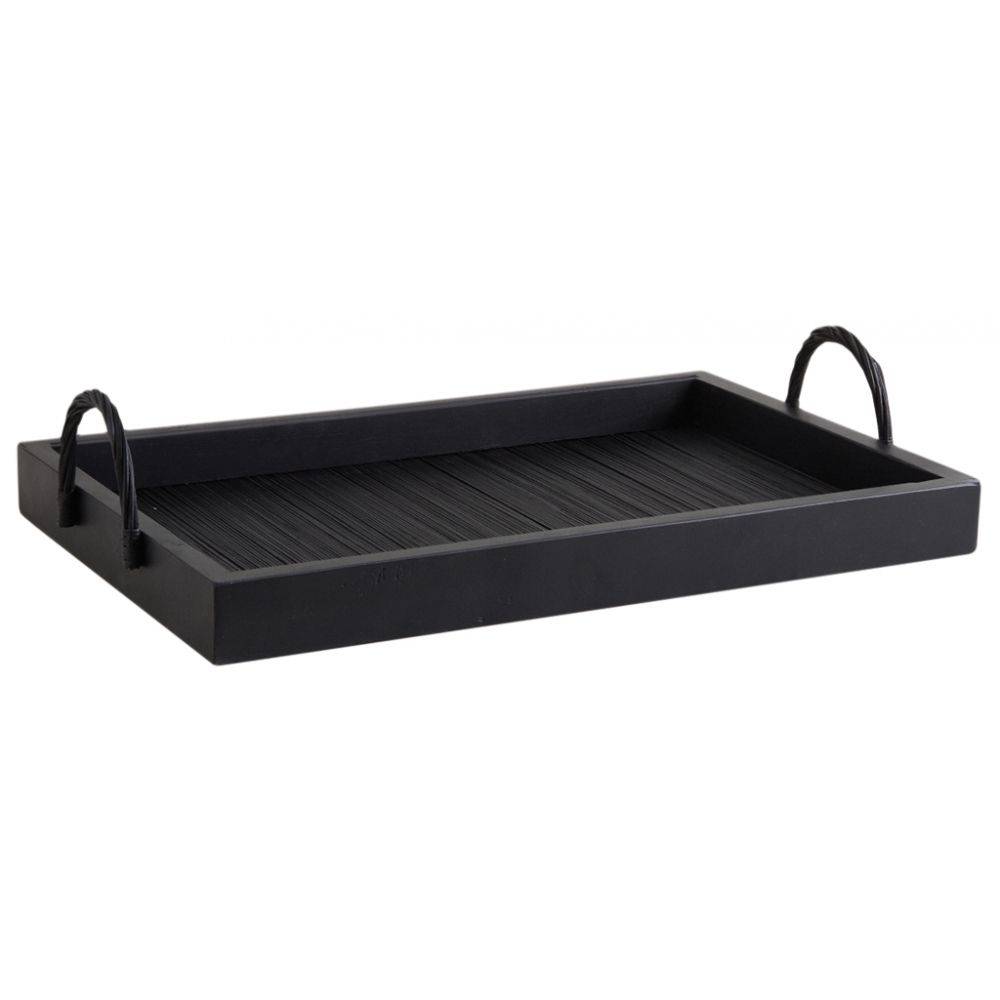 Aubry Gaspard - Plateaux en bambou et bois s (Lot de 2) - Imagen 2