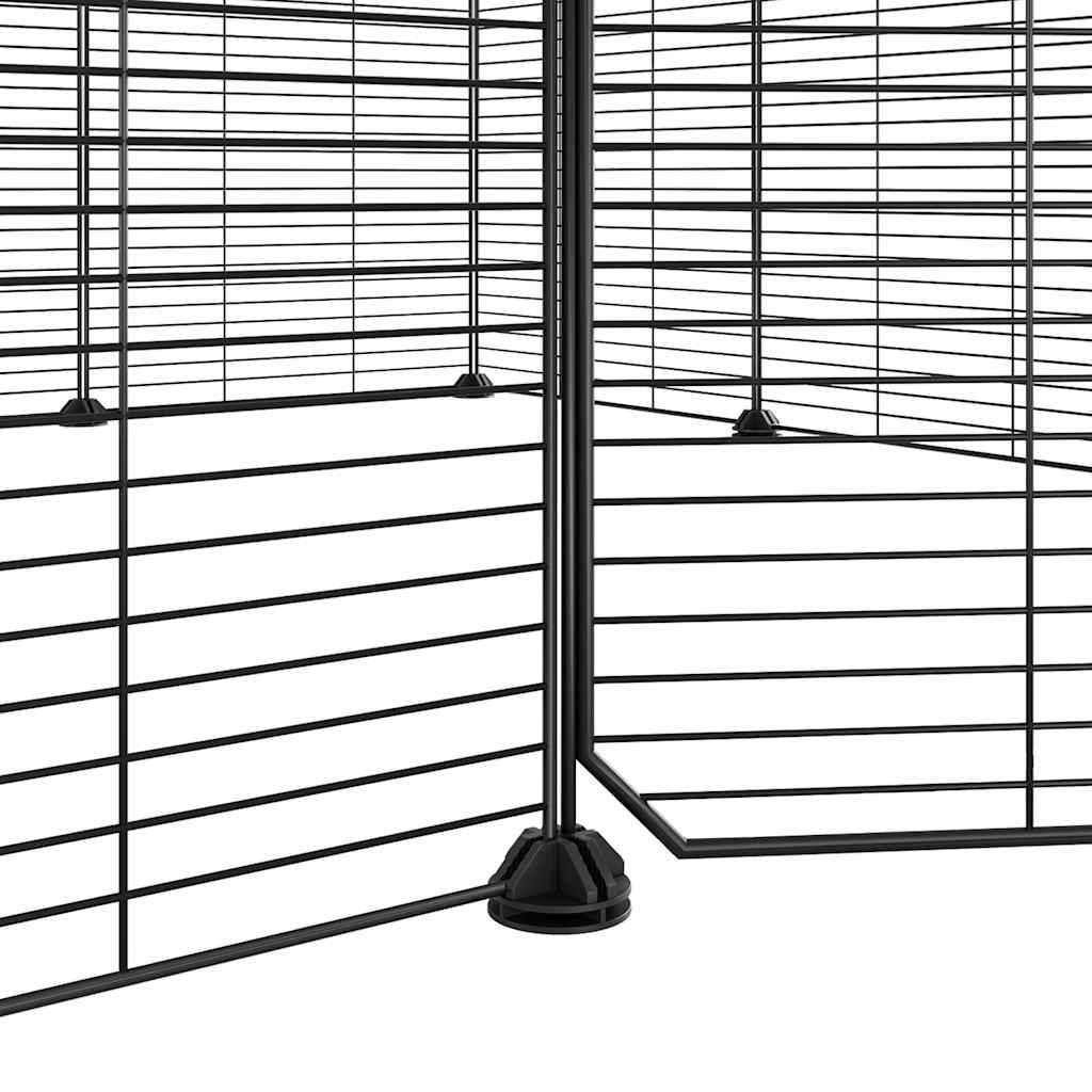 Grand enclos 12 panneaux acier avec porte pour rongeurs maille fine – ComfortXL Outdoor Living - Image 6