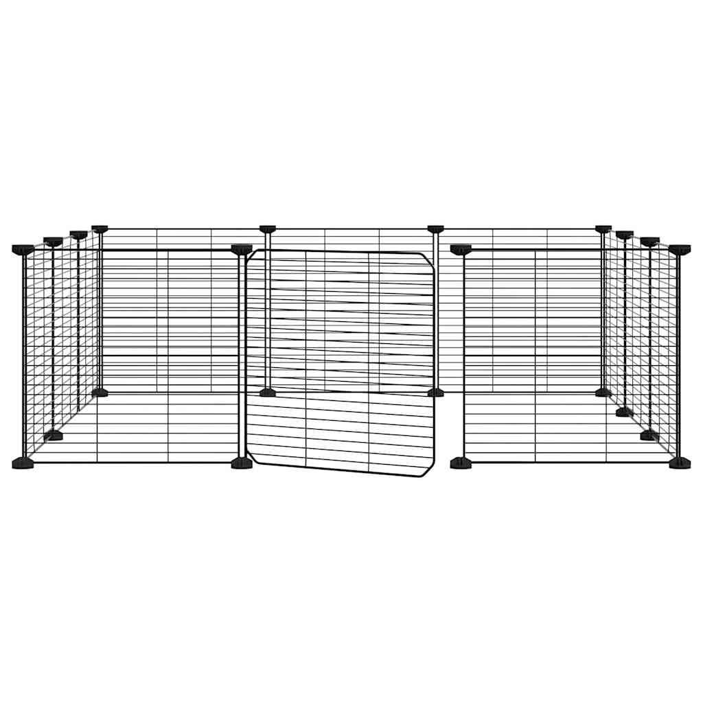 Grand enclos 12 panneaux acier avec porte pour rongeurs maille fine – ComfortXL Outdoor Living - Image 2