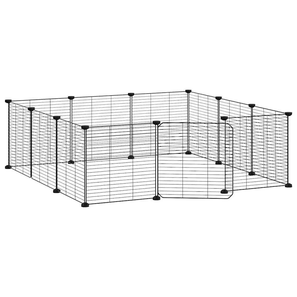 Grand enclos 12 panneaux acier avec porte pour rongeurs maille fine – ComfortXL Outdoor Living - Image 4