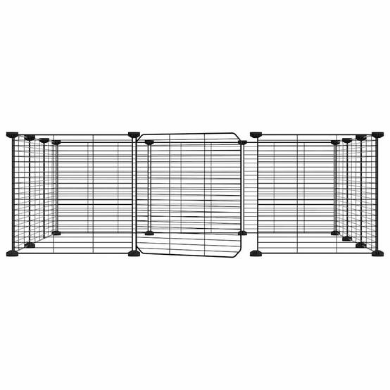 Grand enclos 12 panneaux acier avec porte pour rongeurs maille fine – ComfortXL Outdoor Living - Image 3