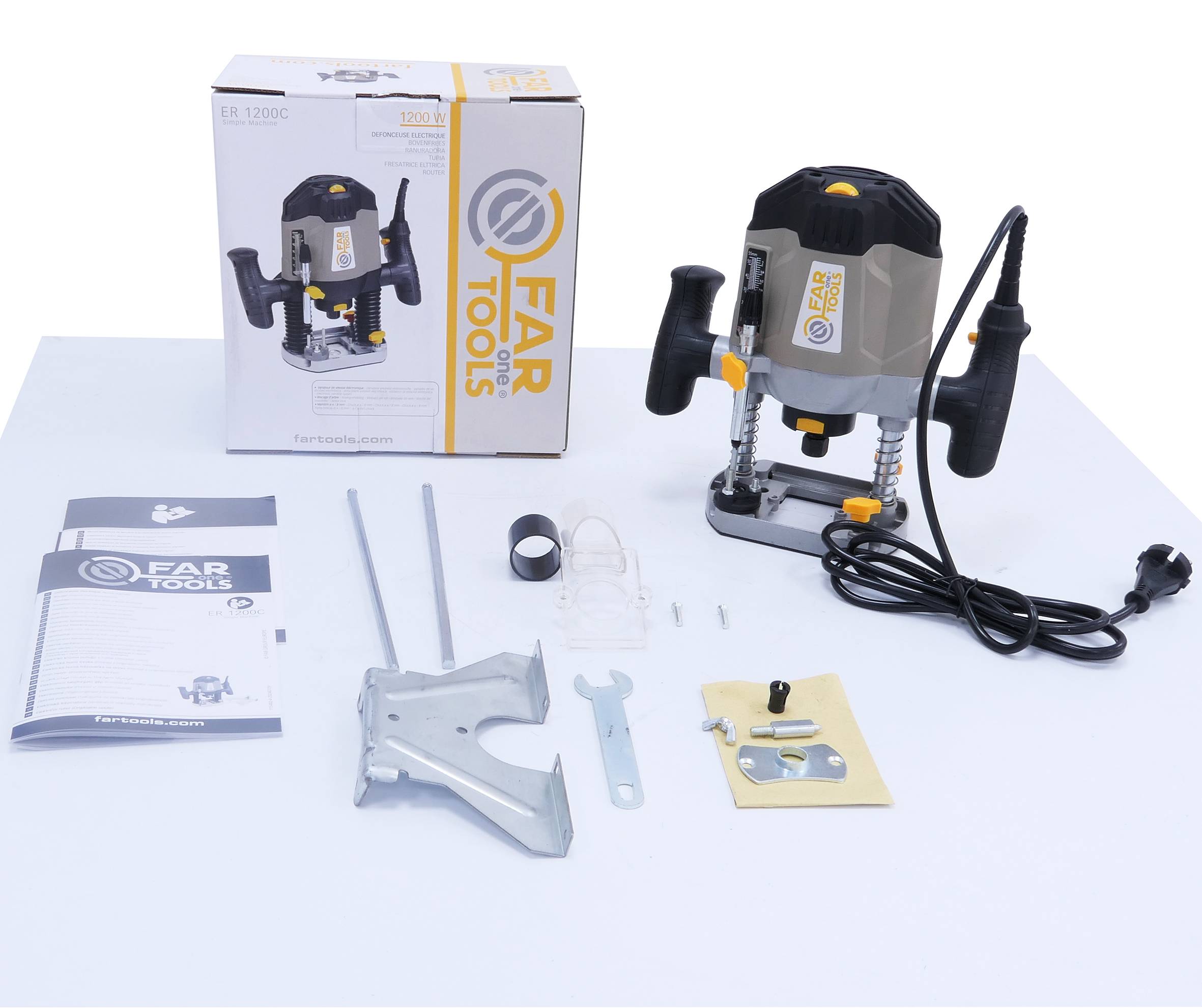 Défonceuse électrique 1200W Ø6/8mm FARTOOLS - Image 2