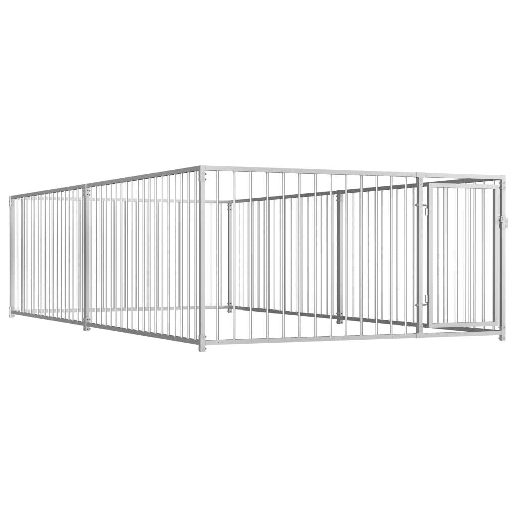 Vidaxl - Chenil d'extérieur pour chiens 200 x 400 x 100 cm vidaXL 144490 - Imagen 2