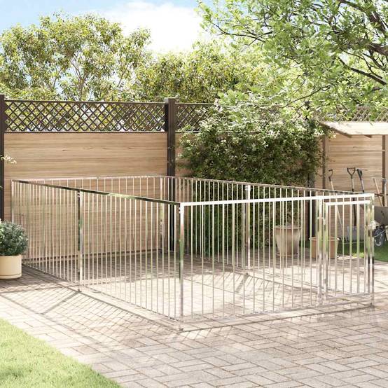 Vidaxl - Chenil d'extérieur pour chiens 200 x 400 x 100 cm vidaXL 144490 - Imagen 1