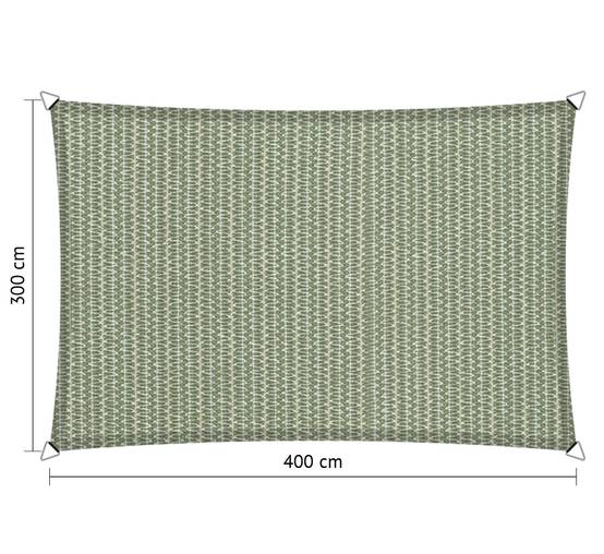 Voile d'ombrage perméable rectangle 3,00x4,00 m Shadow Comfort Moonstone Green - Image 1