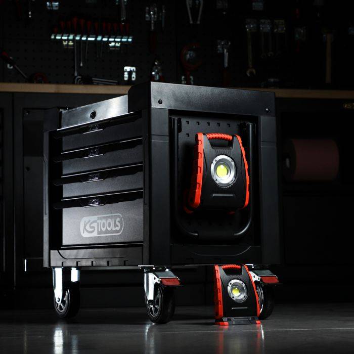 Projecteur mobile à LED 10W 1000 Lumens rechargeable - KSTools - 150.4351 - Imagen 5