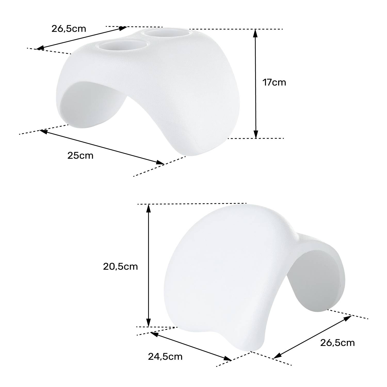 Lot de 2 appuie-tête et 1 porte-gobelets - MSPA - Imagen 6