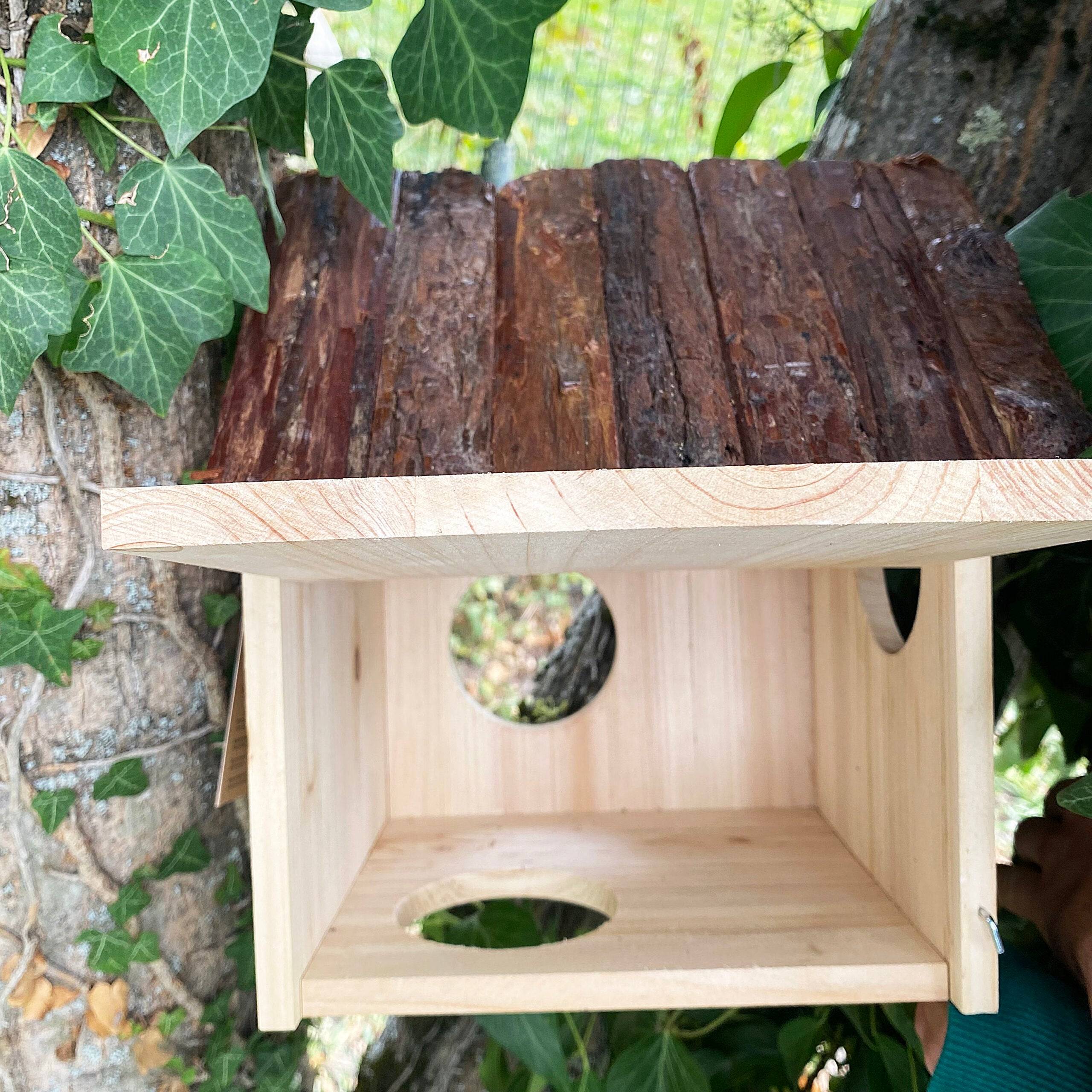 Esschert Design - Esschert Design - Nido para ardillas con techo de corteza - Imagen 3