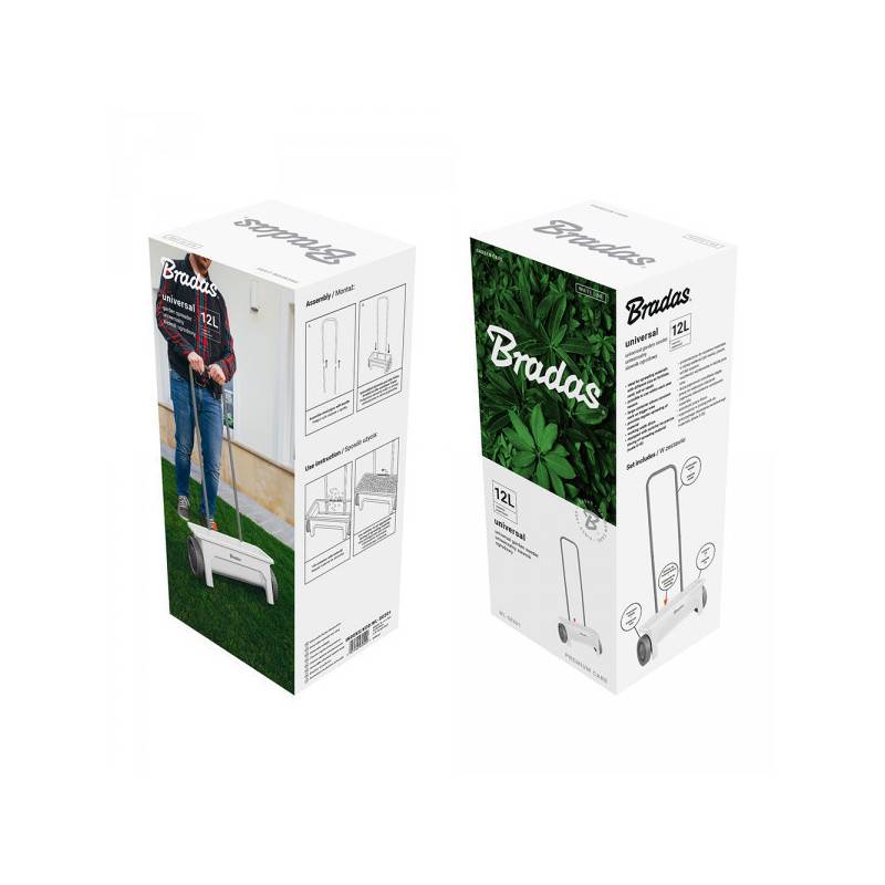 Semoir de jardin manuel 12 L White Line à pousser - Image 3