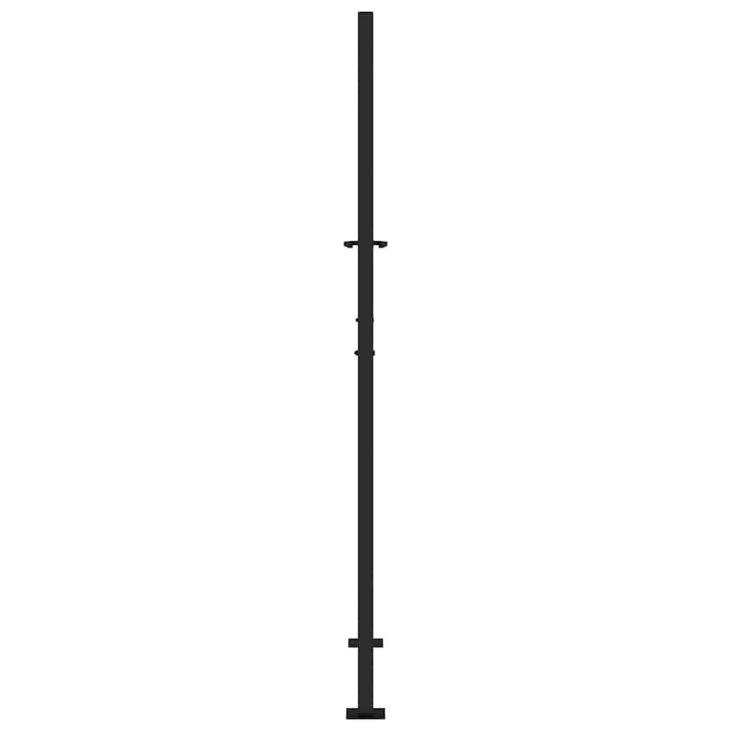 ComfortXL - Portail d'Allée Robuste en Acier Design Croix Découpe Laser pour Clôture Noir 105x180 cm – ComfortXL Outdoor Living - Image 5