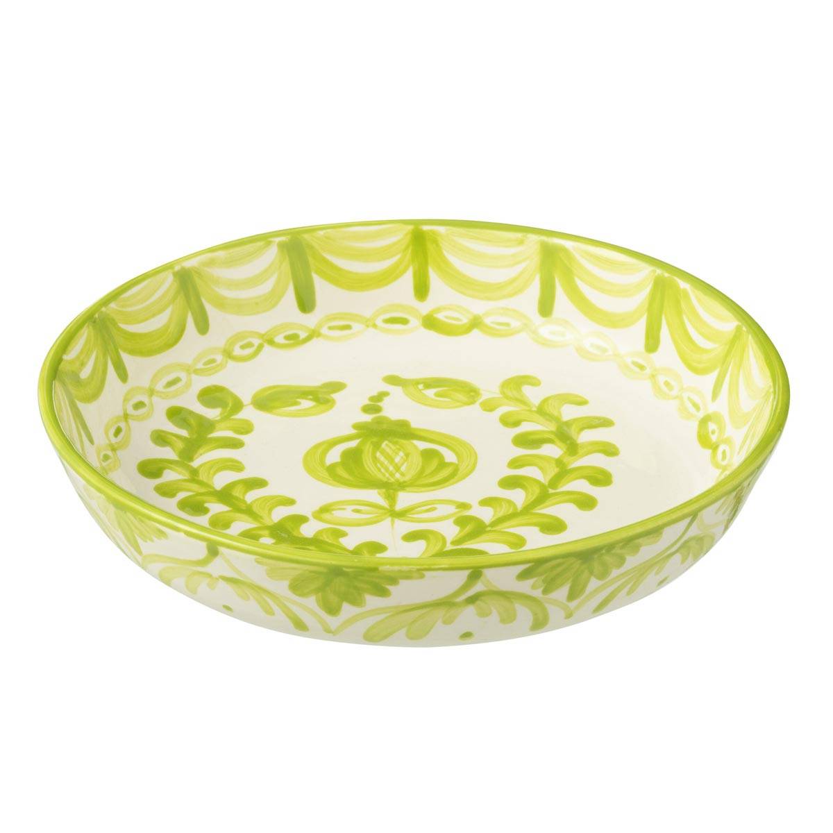 Coupelle Basse en Céramique "Granada" 25cm Vert - Image 1