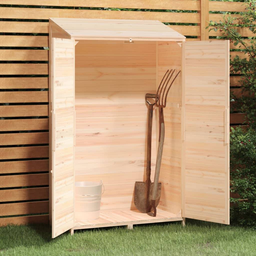 Vidaxl - Remise de jardin 102x52x174,5 cm Bois de sapin solide vidaXL 152190 - Image 4