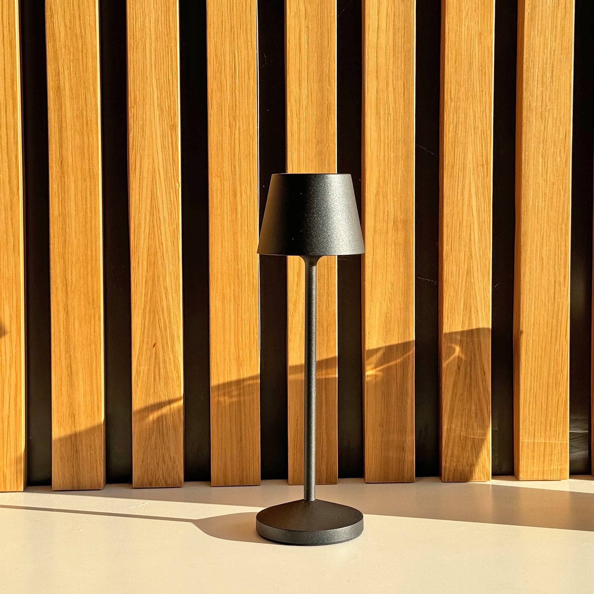 Lumisky - 9 Lampes de table EMILY Noir + base de chargement - Imagen 5