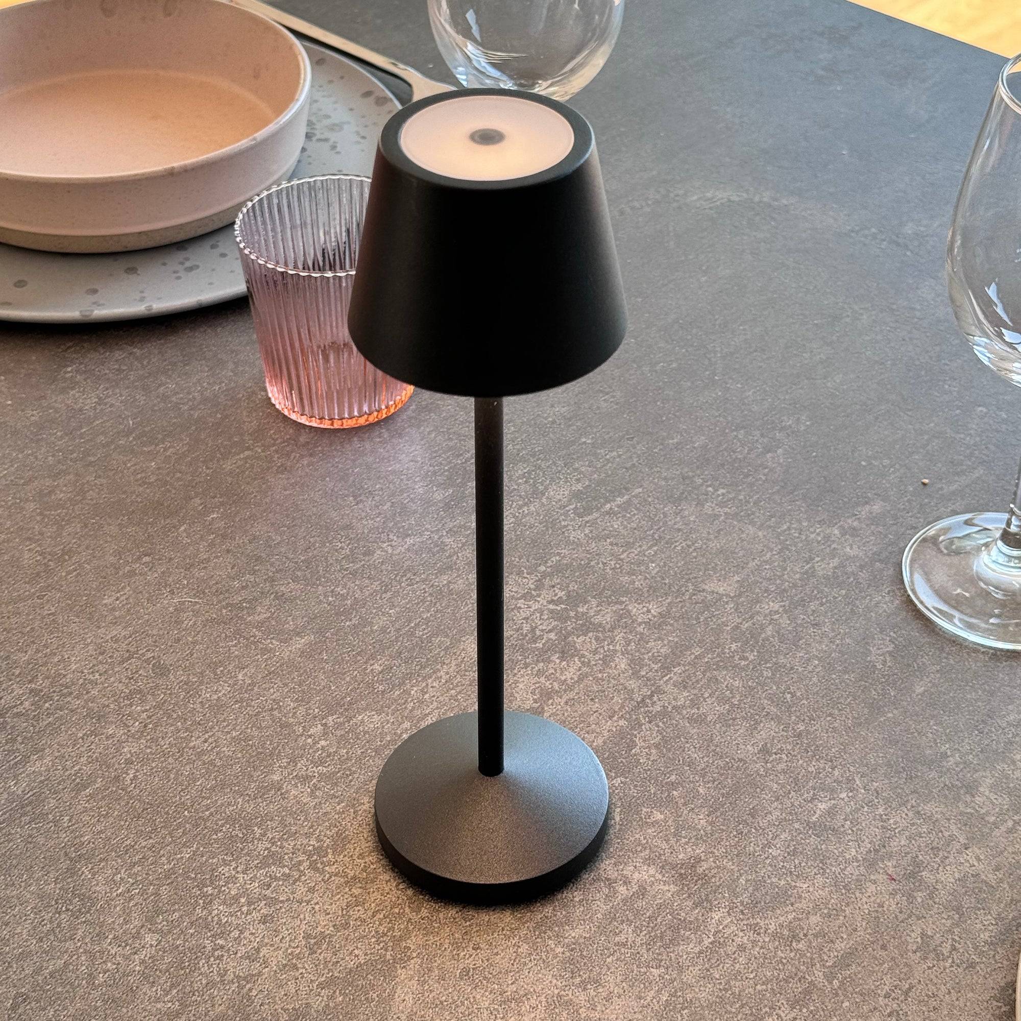 Lumisky - 9 Lampes de table EMILY Noir + base de chargement - Imagen 8