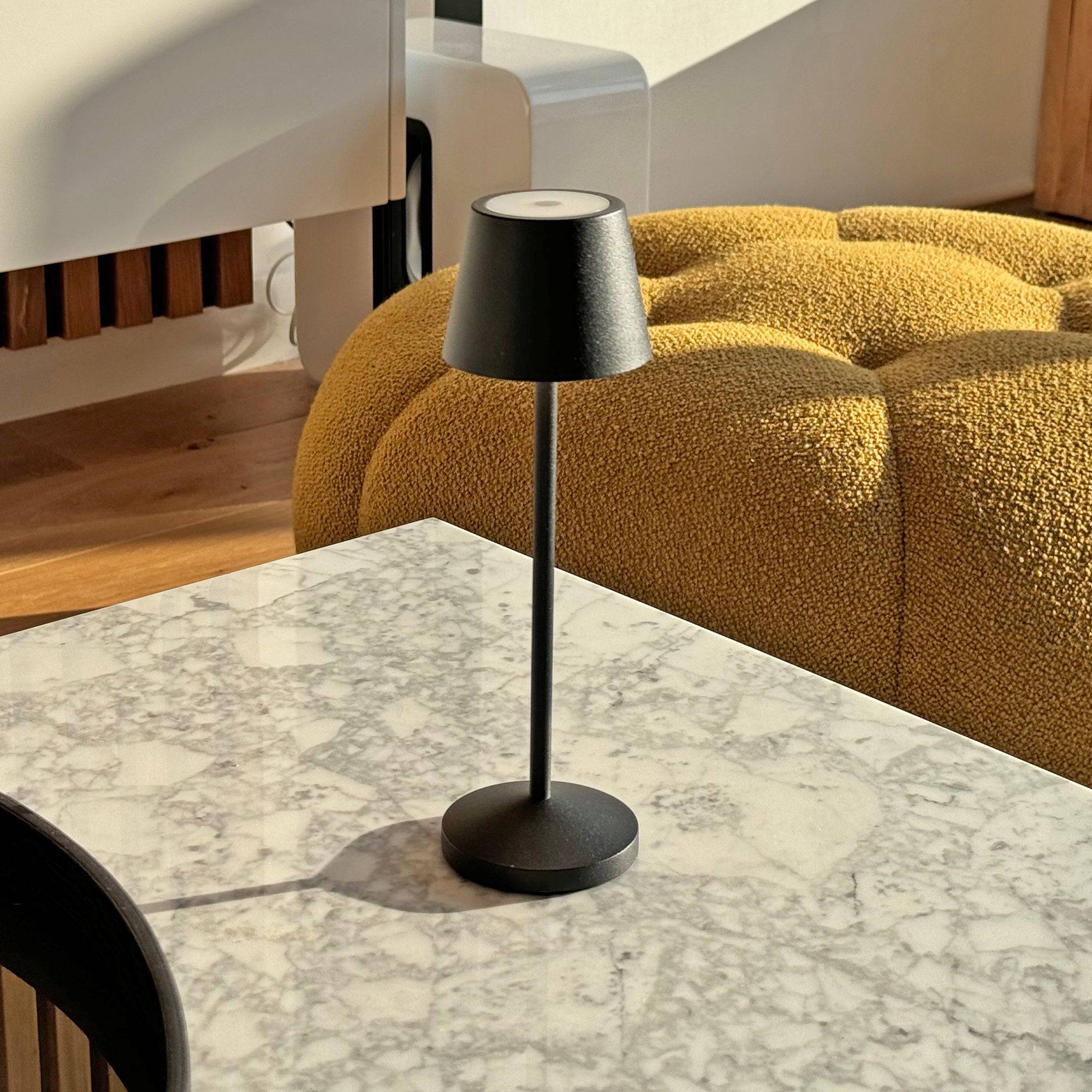 Lumisky - 9 Lampes de table EMILY Noir + base de chargement - Imagen 7