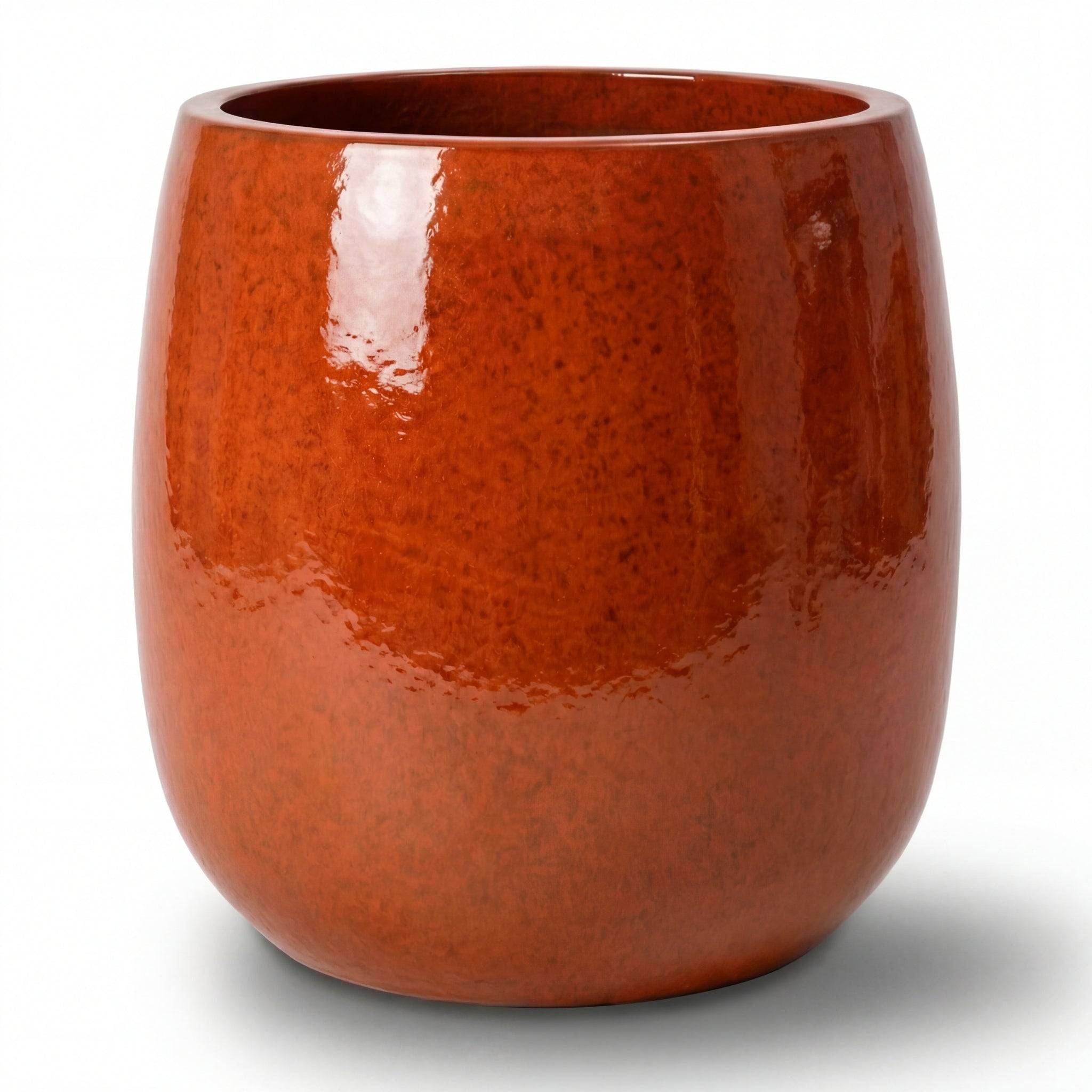 Pot SOCRATE 40x49cm orange tropical - Image 1