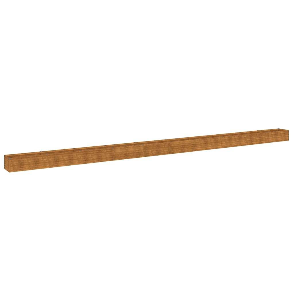 ComfortXL - Carré potager Acier Corten rouillé 960x50x36cm extra long – ComfortXL Outdoor Living - Image 2