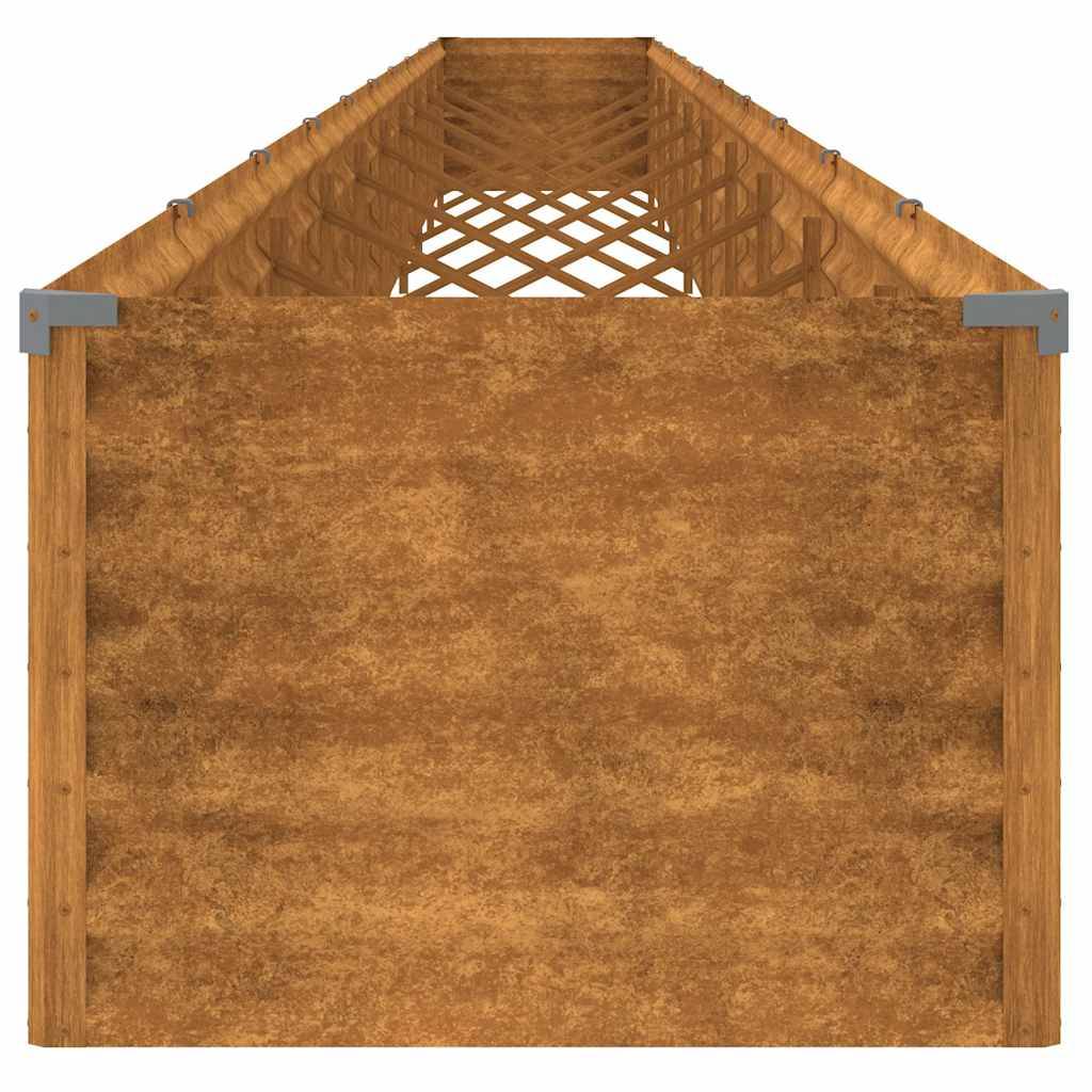 ComfortXL - Carré potager Acier Corten rouillé 960x50x36cm extra long – ComfortXL Outdoor Living - Image 5
