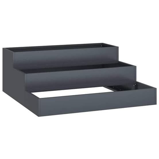 Cache-pot | Bac à fleurs de jardin Anthracite 90 x 90 x 35 cm - Image 1