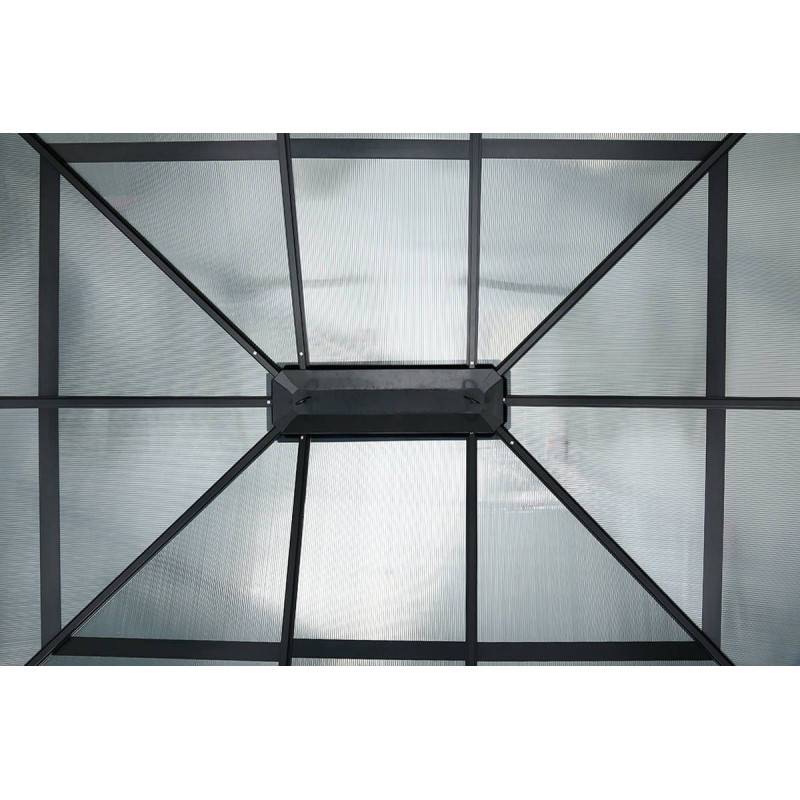Hesperide - Pergola "Belize" graphite 3,6x3m en aluminium Hespéride - Image 3