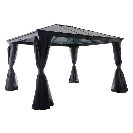 Hesperide - Pergola "Belize" graphite 3,6x3m en aluminium Hespéride - Image 2