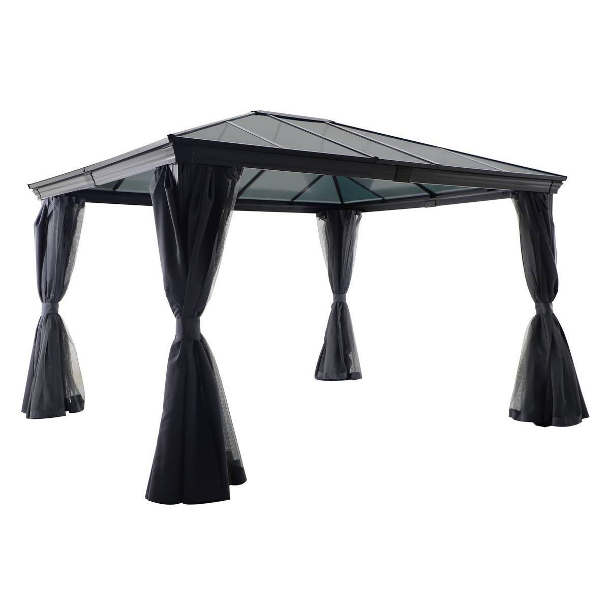Hesperide - Pergola "Belize" graphite 3,6x3m en aluminium Hespéride - Image 2