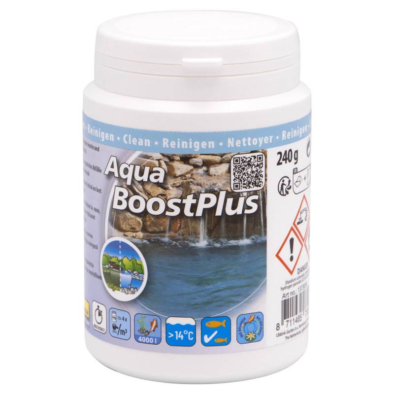 Ubbink - Aqua Boost Plus 240 g Limpiador de estanques en gránulos - UBBINK