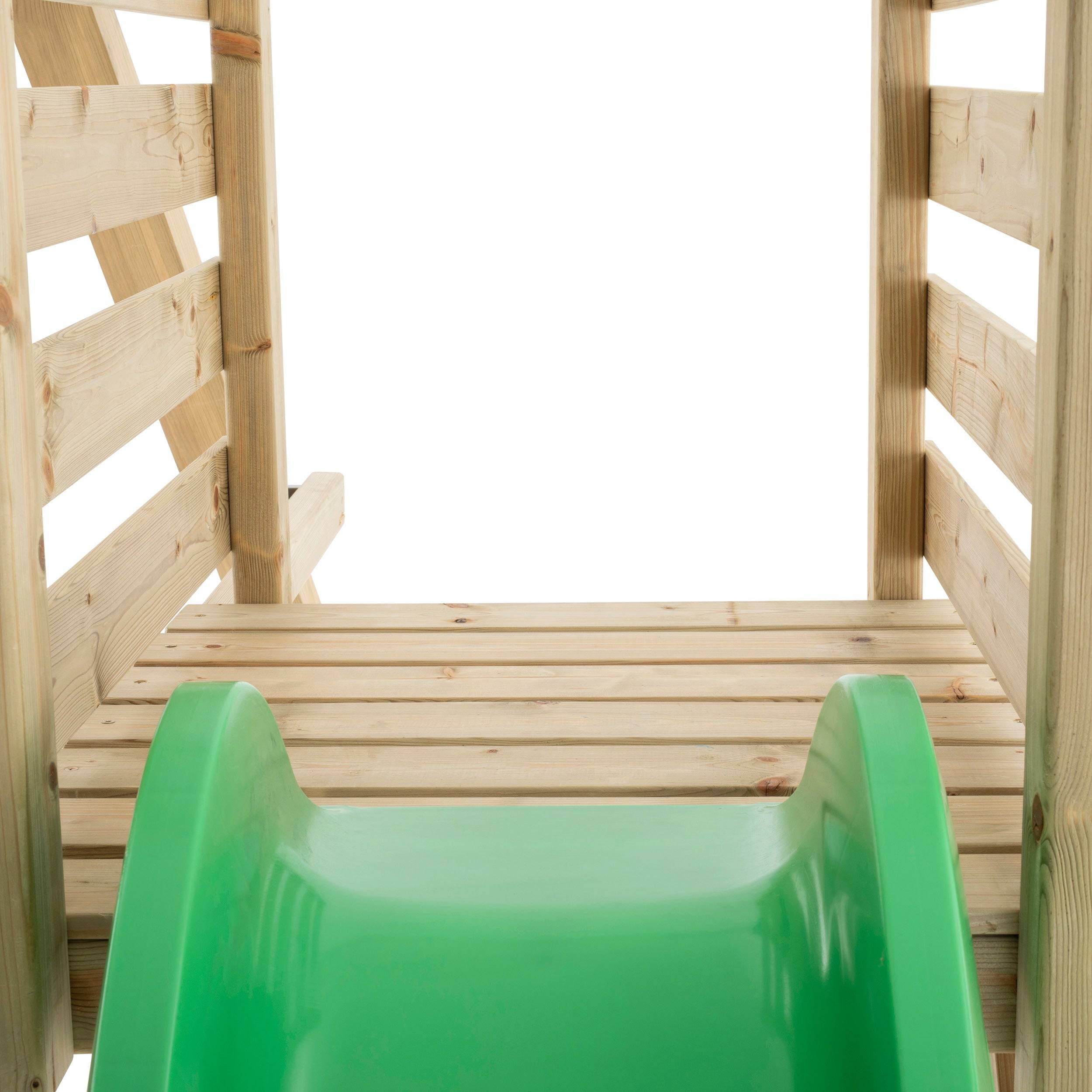 Tp Toys - Portique balançoire avec vis-à-vis et toboggan - bois carré FSC® - H243 cm - AUBÉPINE - Imagen 7