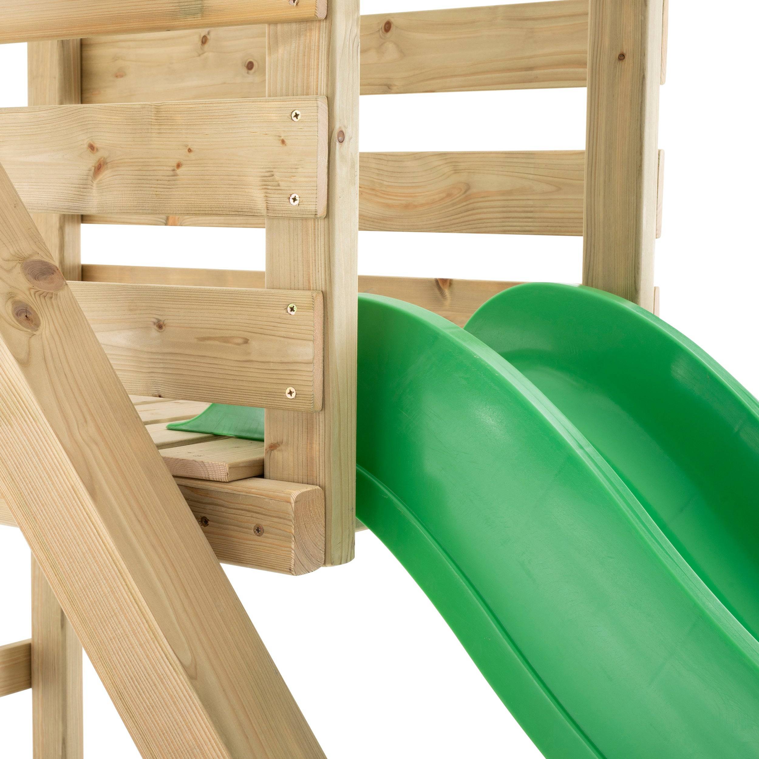 Tp Toys - Portique balançoire avec vis-à-vis et toboggan - bois carré FSC® - H243 cm - AUBÉPINE - Imagen 6