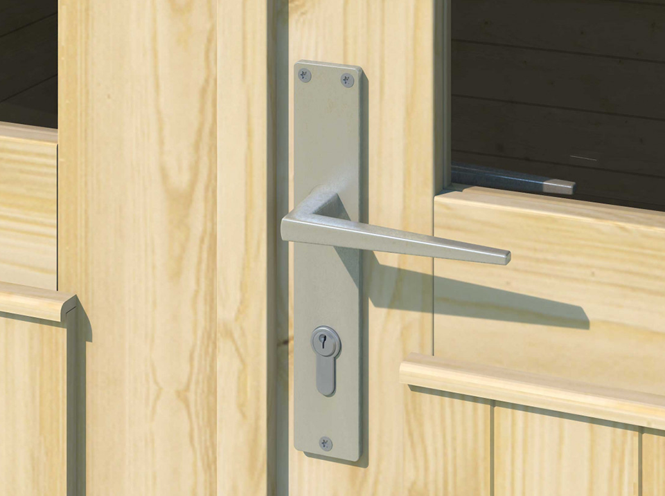 Direct Abris - DIRECT ABRIS Abri de jardin en bois LEA – 8m² - 28 mm - Abri moto - Cabane à Outils - Imagen 4