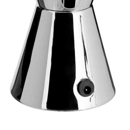 Lampe à Poser Tornade "Lava" 36cm Argent - Image 2