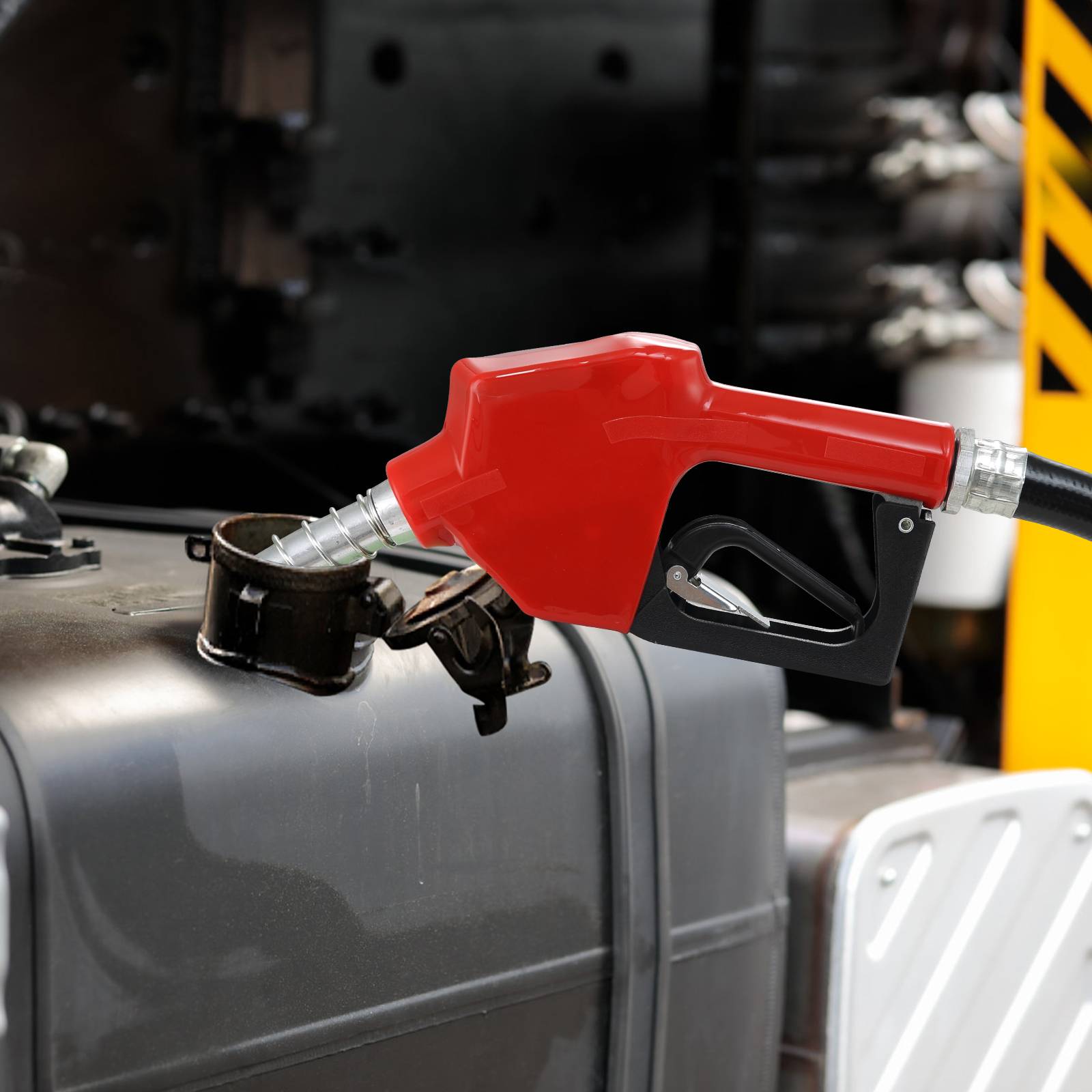 VEVOR Pompe transfert diesel 37,8 L/min, 12V CC, buse arrêt auto, pour diesel/kérosène/huile. - Image 8
