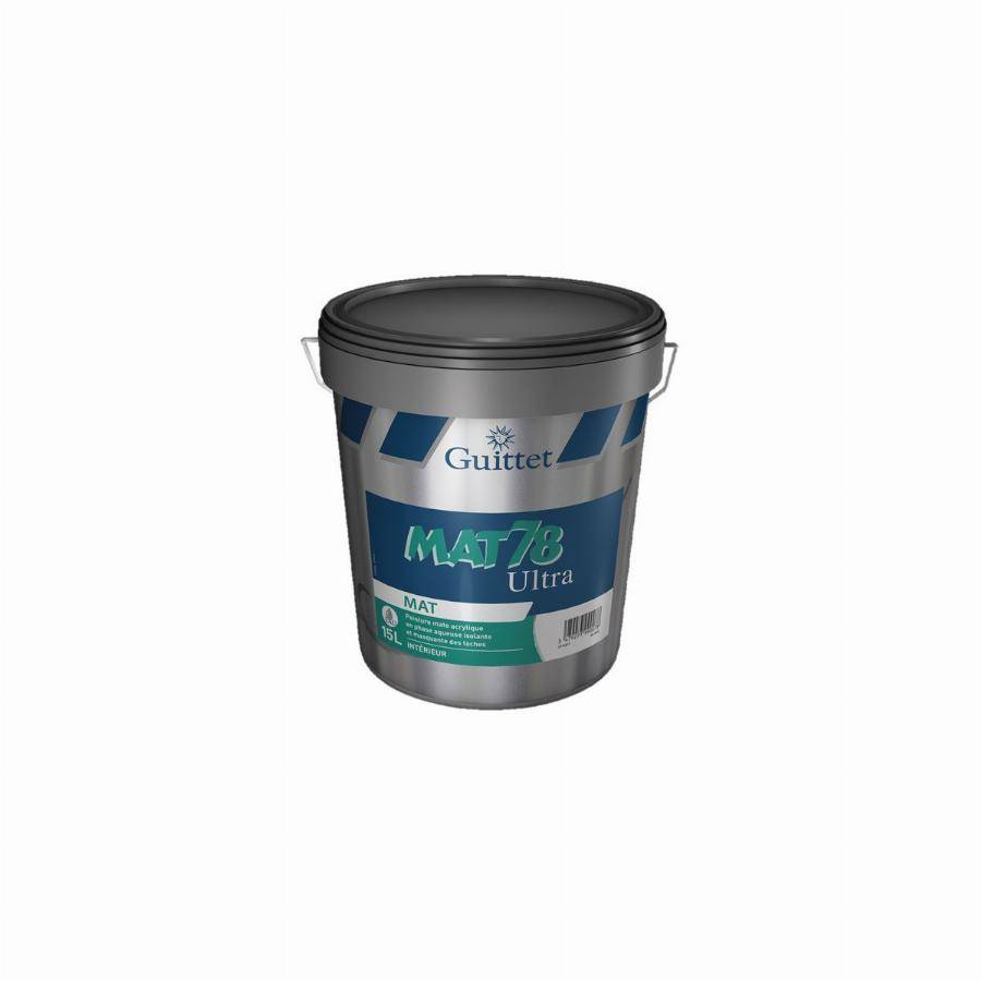 Peinture Mat 78 Ultra GUITTET Blanc 15L - 22642