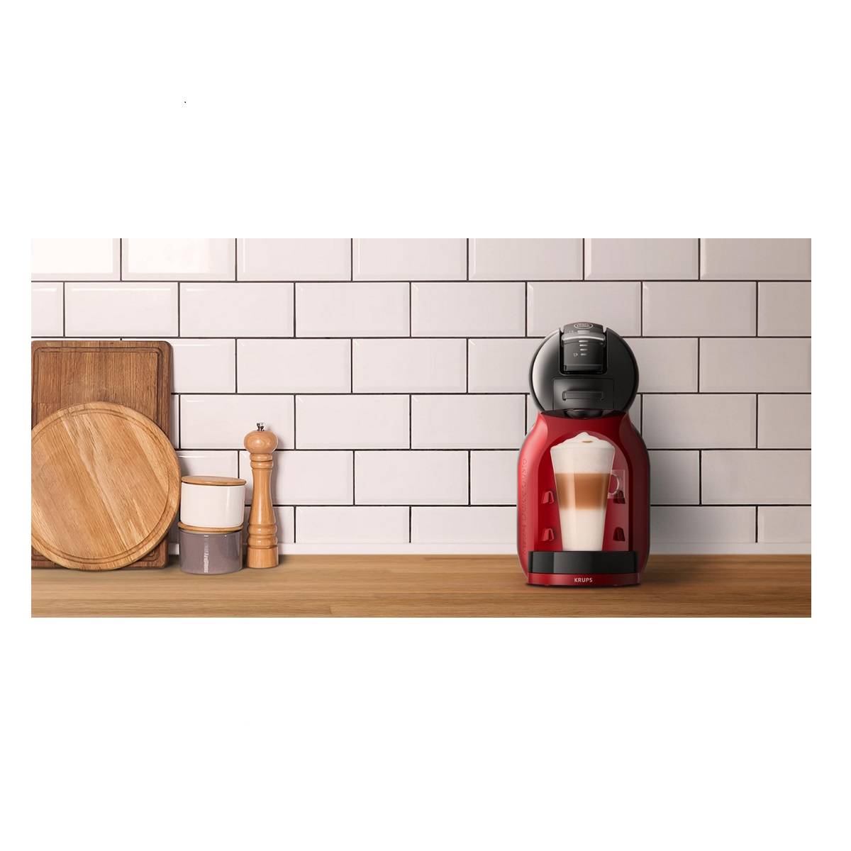 Cafetière à capsules 15 bars 1500w rouge YY5219FD Krups - Image 3