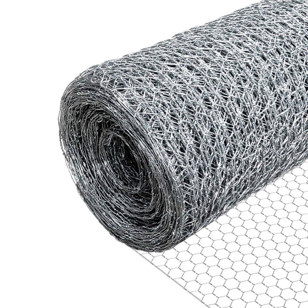 Vounot - VOUNOT® Grillage acier galvanisé - Maille 25mm - 1x25M - Filet de clôture pour poulailler - Image 1