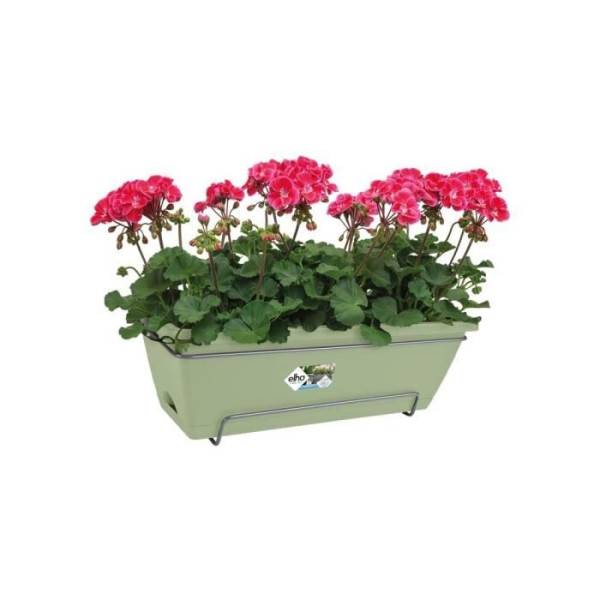 Elho - Elho Barcelona Balconniere Allin1 50 - Vert - L 50 X B 28 X H 19 Cm - Balconextérieur - 100% Recyclé - Imagen 1