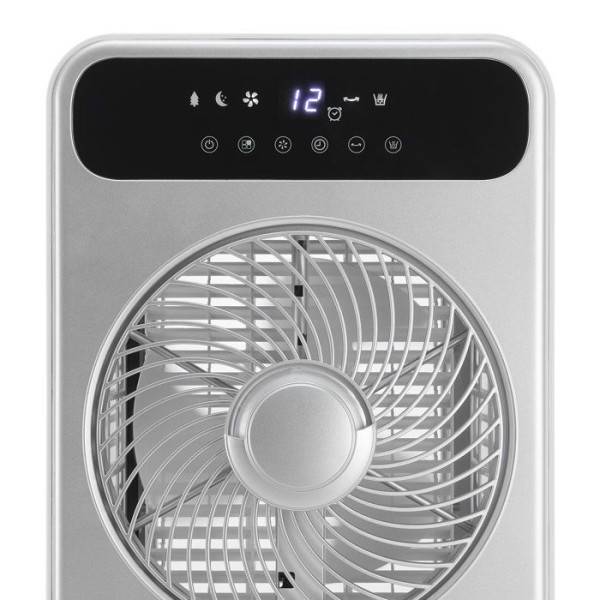 Ventilateur brumisateur 3 en 1 OCEANIC - 50W - Diametre 23 cm - Affichage LED - Télécommande - Minuterie - Moteur DC - Gris et - Image 5