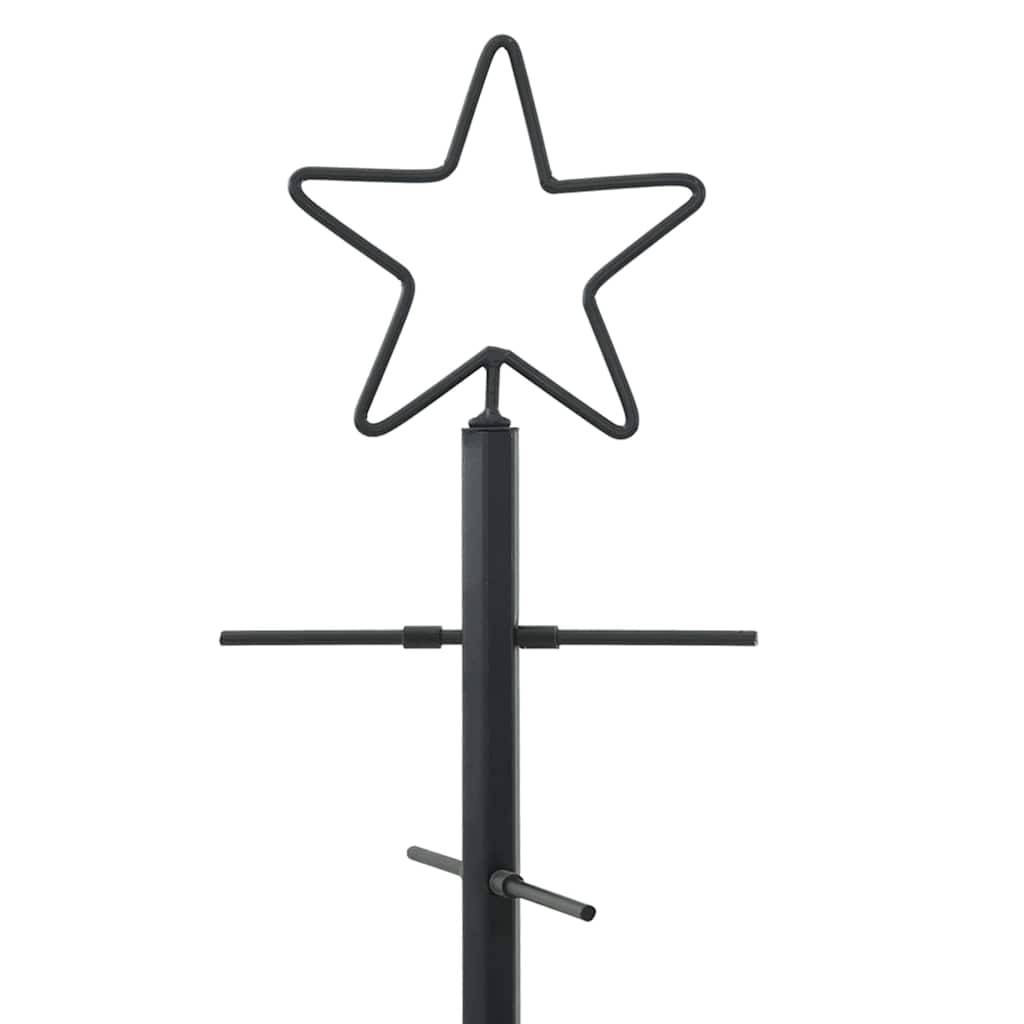 Sapin de Noël métal et bois de pin déco moderne et rustique Noir 90 cm – ComfortXL Outdoor Living - Image 7