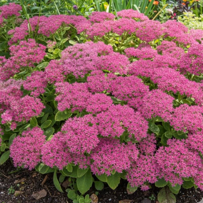 Orpin Brillant, Sedum à fleurs Rose/ - feuillage Caduc - Godet - 5/20 cm - Imagen 1