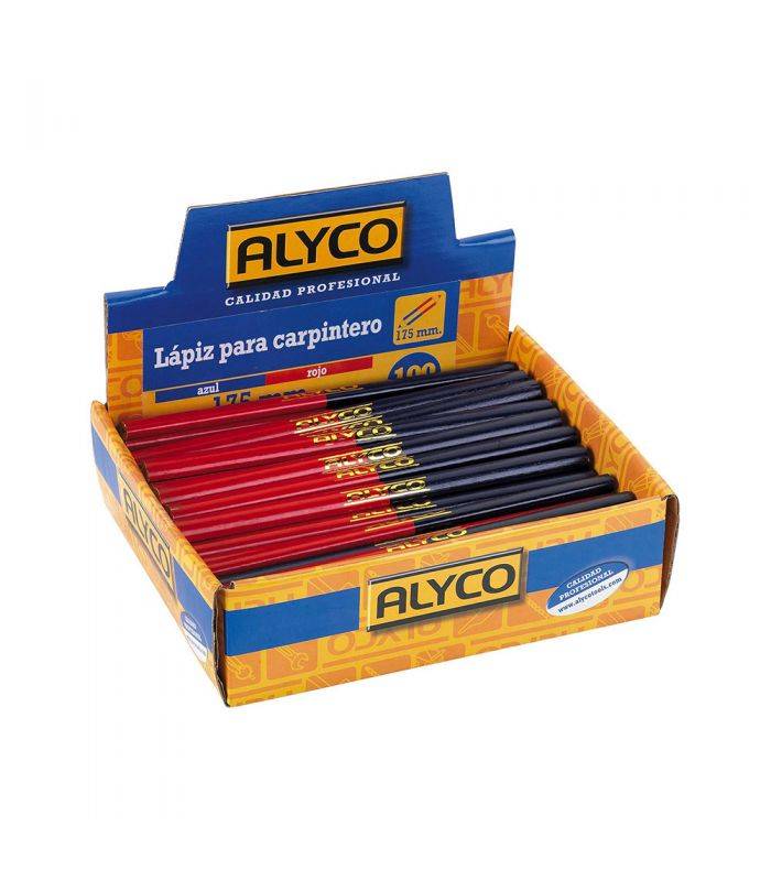 Stylo professionnel bleu rouge 175 mm ALYCO 149055 - Image 2