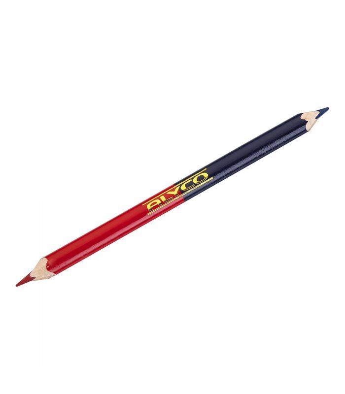 Stylo professionnel bleu rouge 175 mm ALYCO 149055 - Image 1