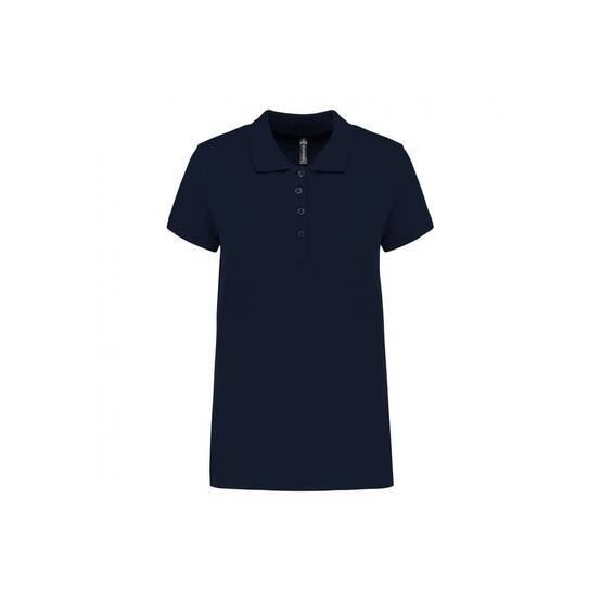 Polo de travail piqué femme Kariban 100% coton Bleu Marine L - Image 1