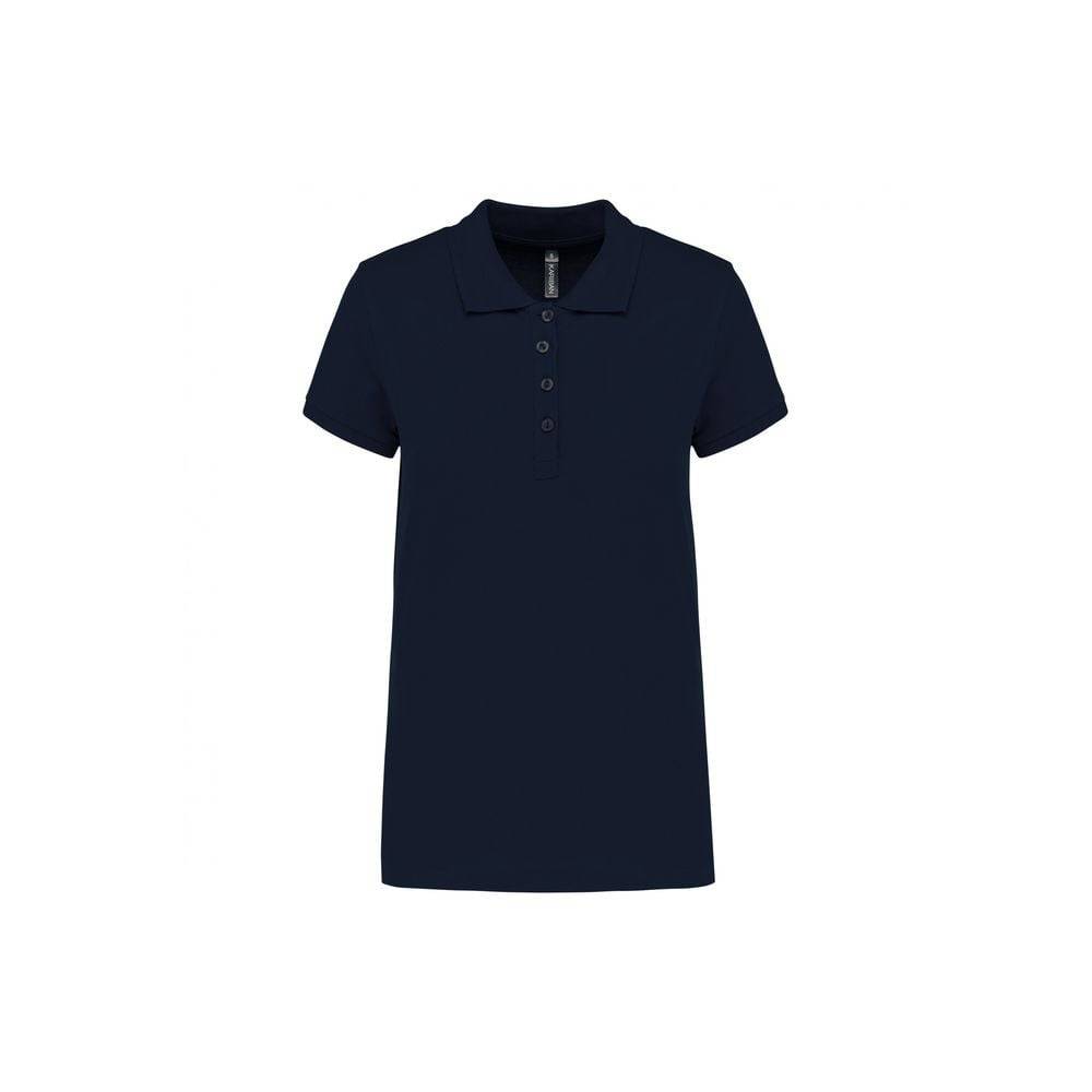 Polo de travail piqué femme Kariban 100% coton Bleu Marine L - Image 1